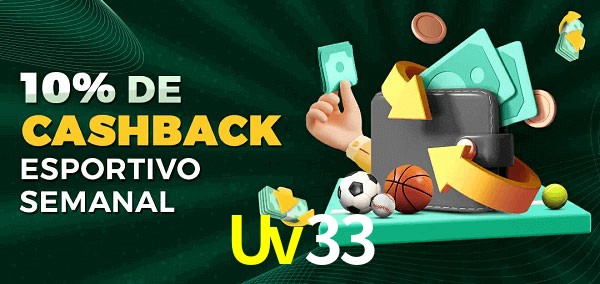10% de bônus de cashback na Uv33